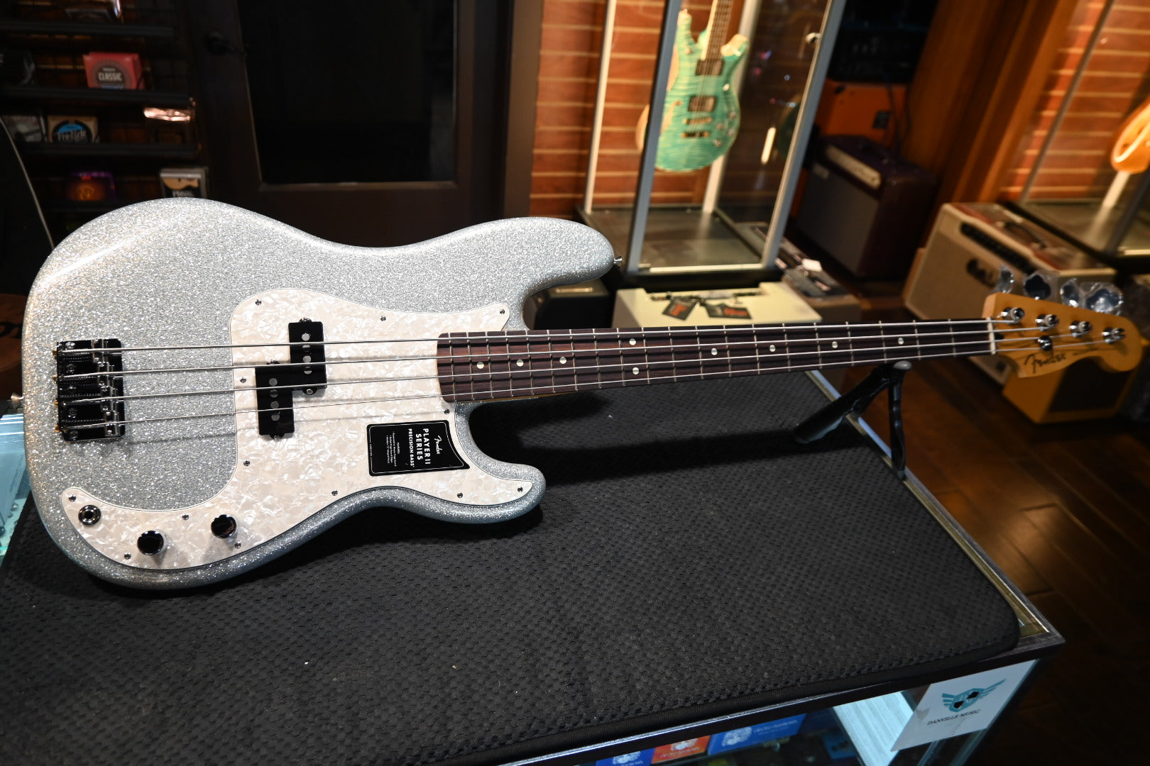 Fender 75th Anniversary Player II Precision Bass - Diamond Dust Sparkle Bass #5477 - Danville Music