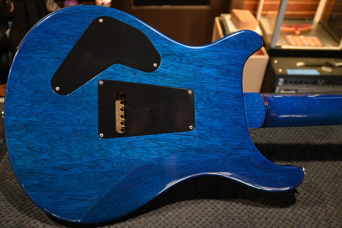 PRS Wood Library Custom 24 Piezo Brazilian 2014 - Violet Blue Burst Guitar #2544