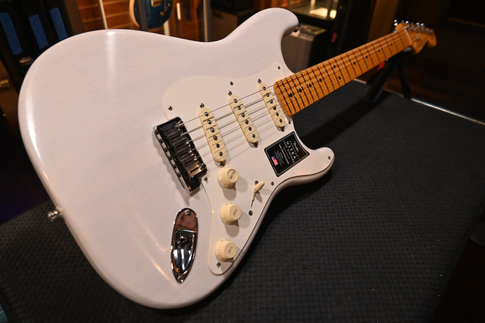 Fender American Ultra Lux Vintage ‘50s Stratocaster - White Blonde Guitar #2879 - Danville Music