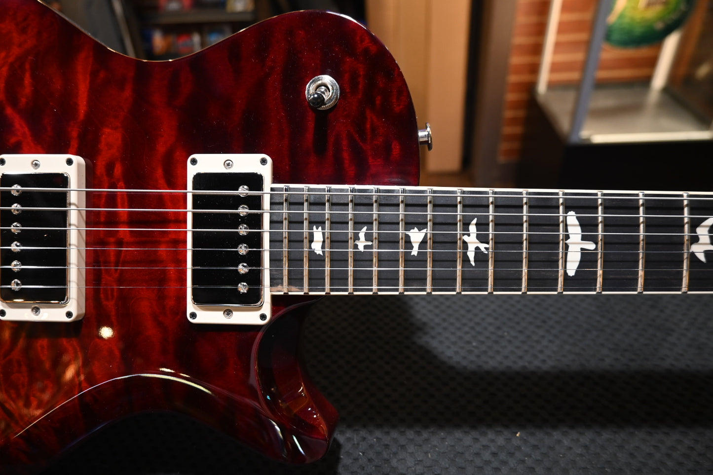 PRS S2 McCarty SC 594 Single-Cut Quilt - Fire Red Guitar #0160