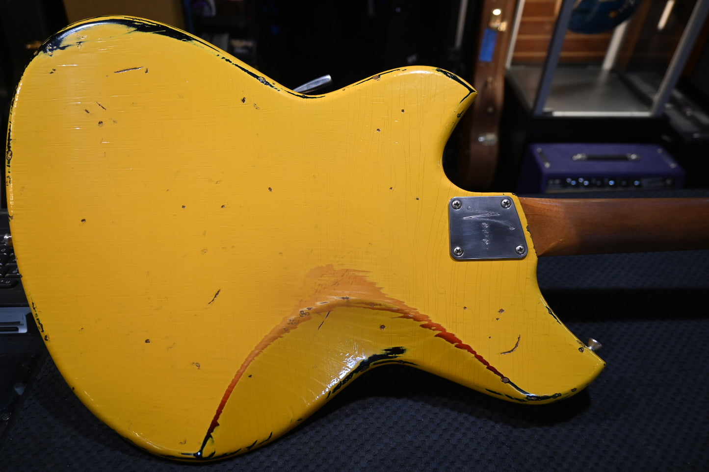 Novo Serus J - Vandalism Yellow over ‘64 3-Tone Burst Guitar #1490 - Danville Music