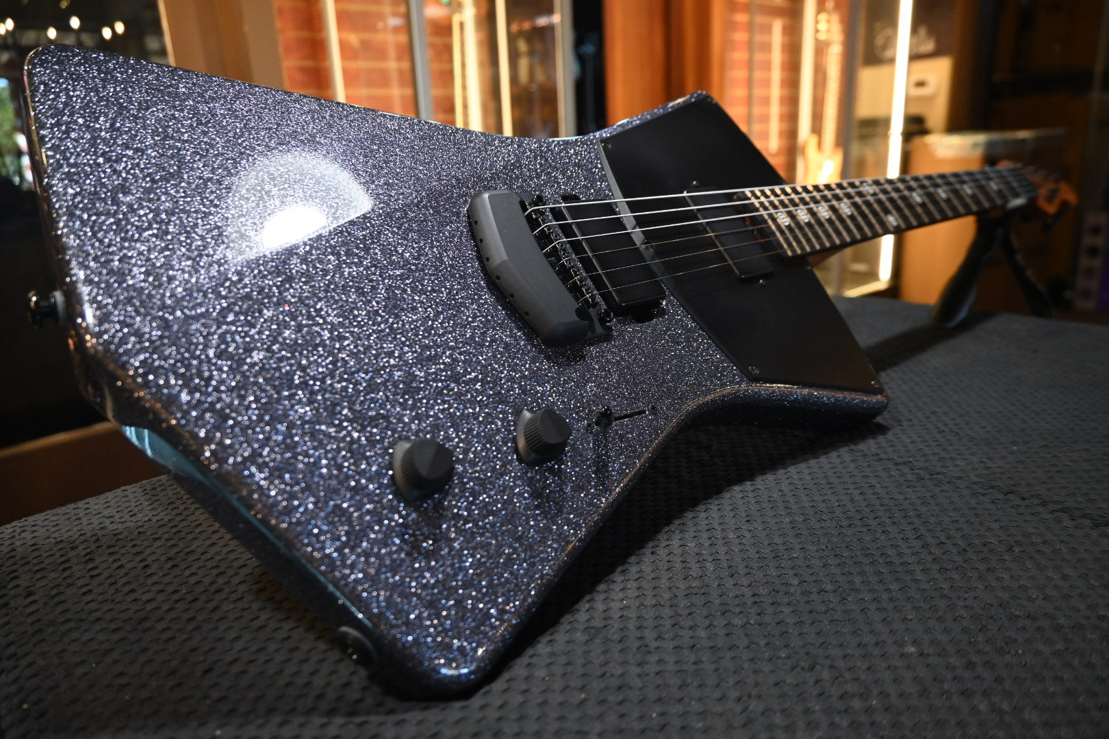 Music Man St. Vincent HH - Charcoal Sparkle Guitar #4866 USED - Danville Music