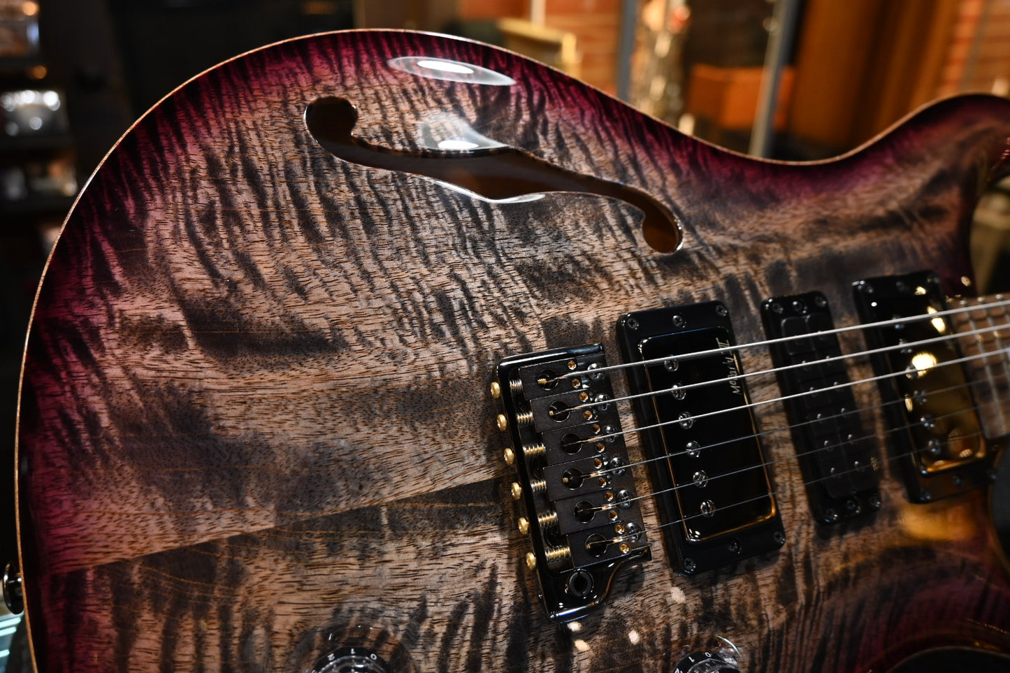 PRS Special Semi-Hollow Mango Limited Edition - Charcoal Purple Burst Guitar #5254