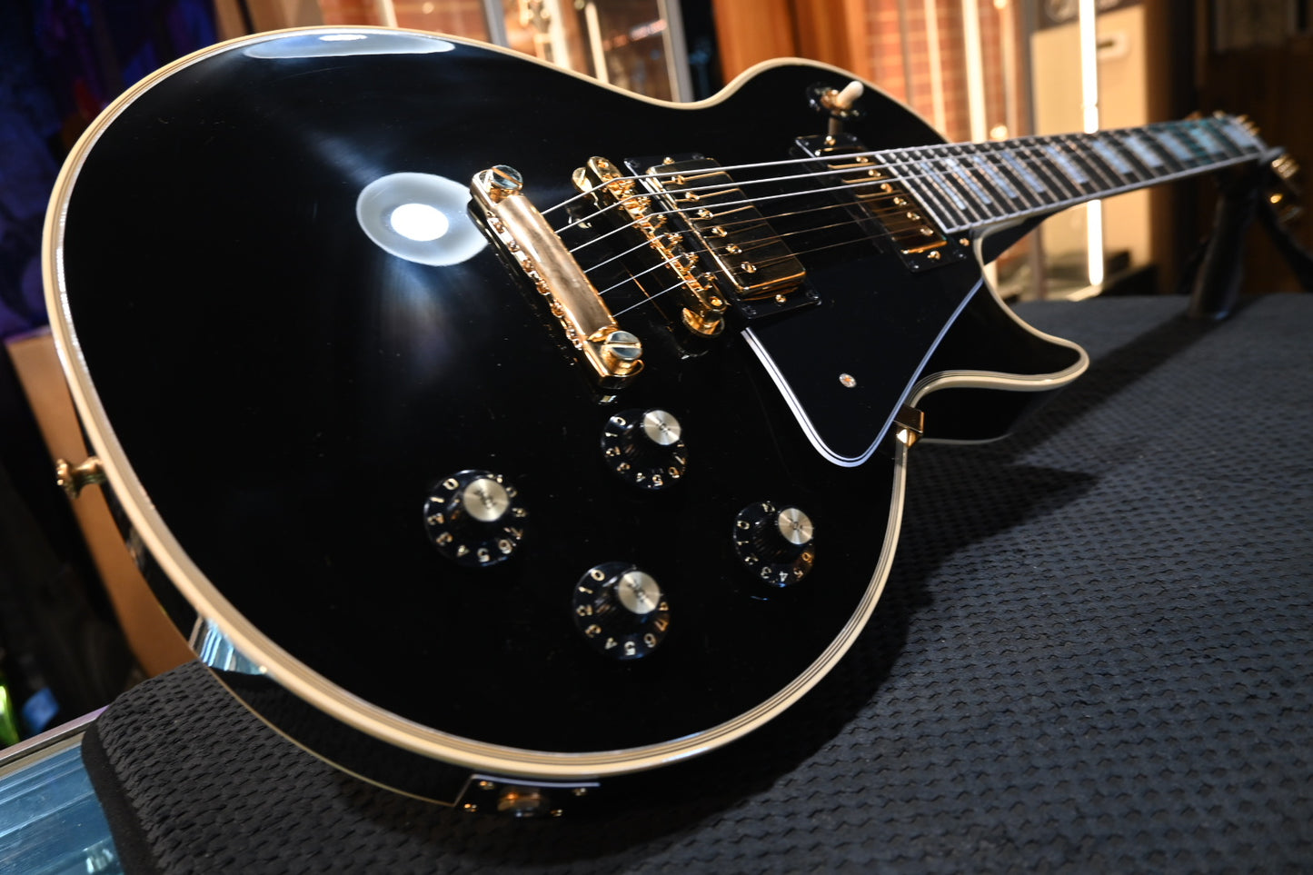 Gibson Custom Shop 1968 Les Paul Custom Reisssue Gloss - Ebony Guitar #7768