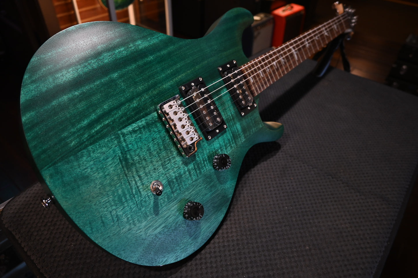 PRS SE CE 24 Standard Satin - Turquoise Guitar #0996