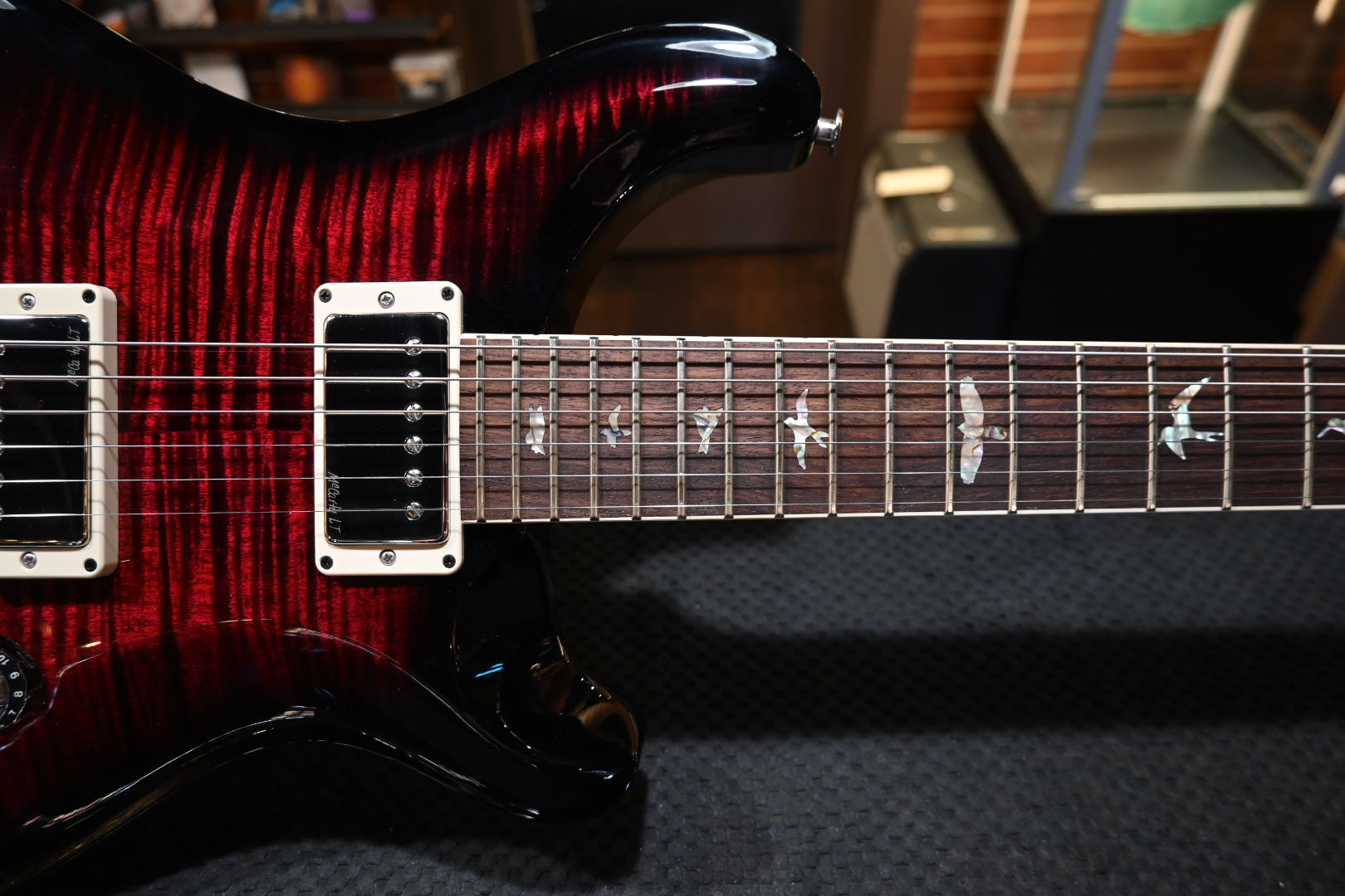 PRS McCarty 2024 - Fire Red Smokewrap Burst Guitar #9679 - Danville Music
