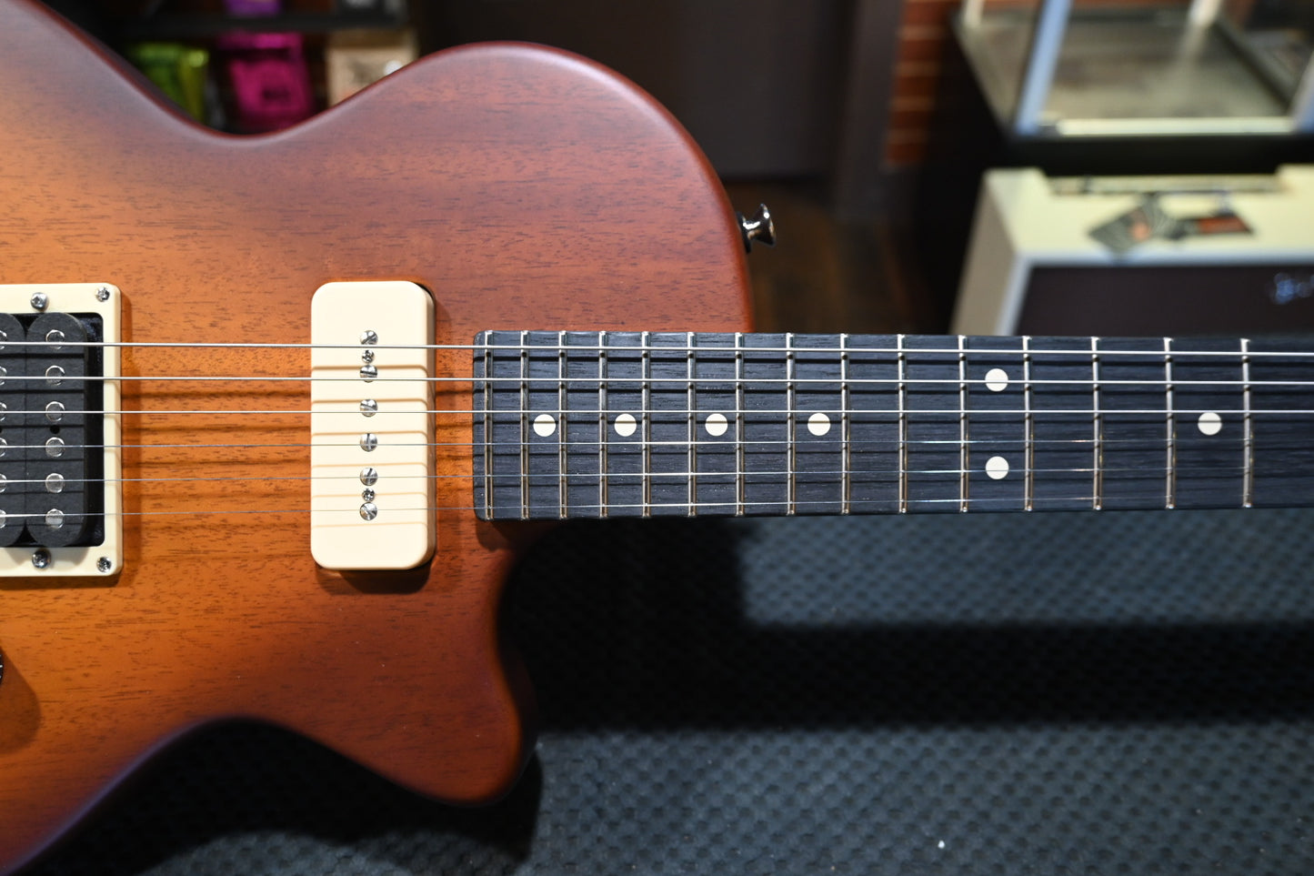 Tom Anderson Bobcat Special - Satin Dark Honey Burst Guitar #225P - Danville Music