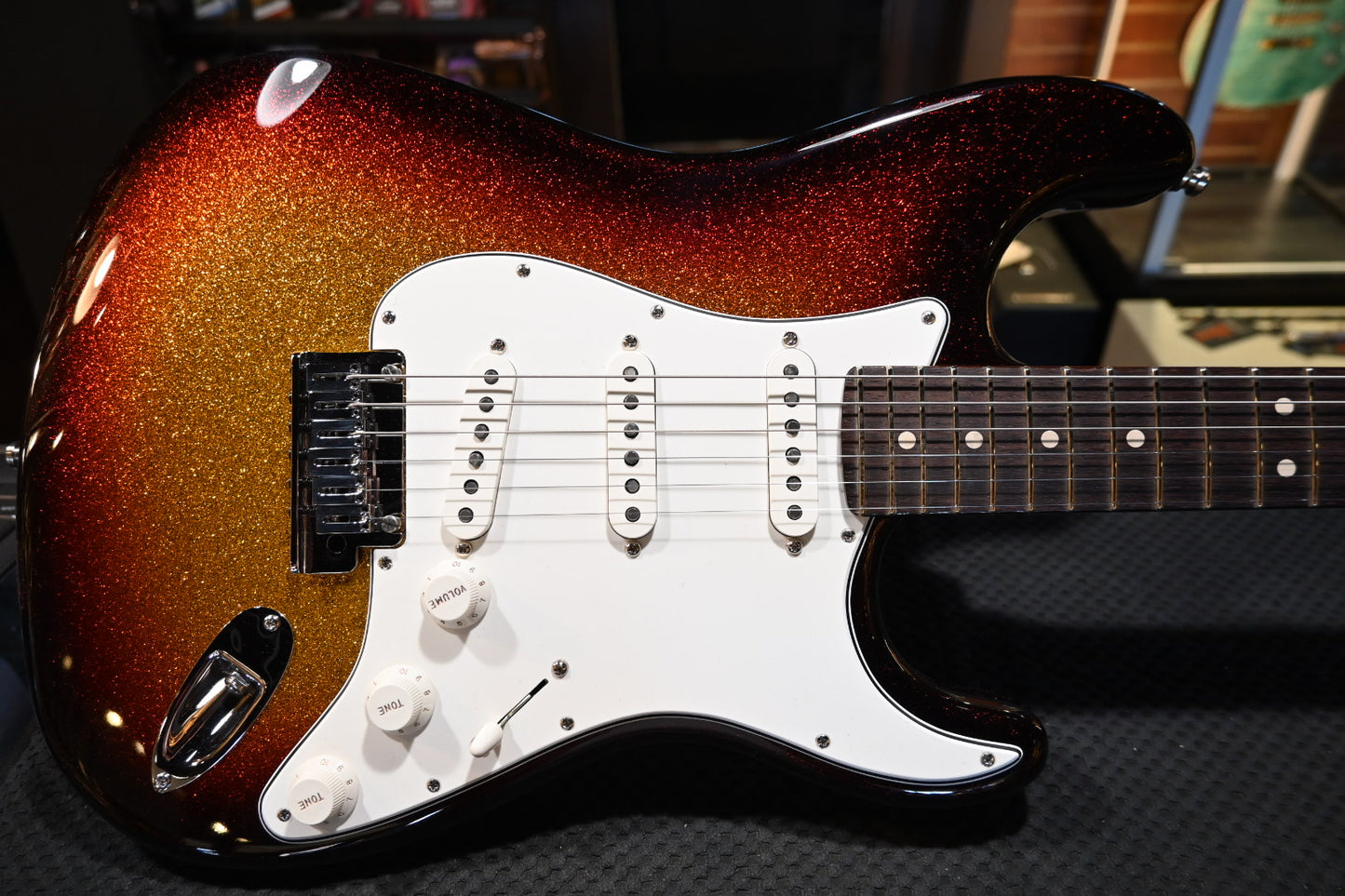Fender Custom Shop Limited Edition Custom Deluxe Roasted Stratocaster - 3-Tone Burst Sparkle Guitar #9481 - Danville Music