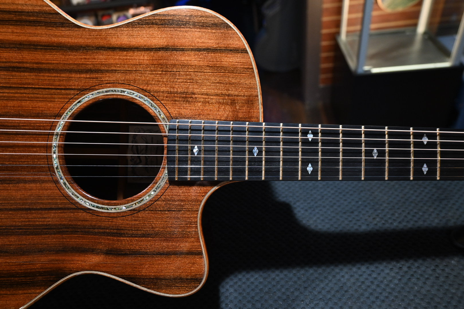 Goodall Concert Jumbo Cutaway 2017 Master Grade Redwood/AAA Cocobolo Guitar #6587 - Danville Music