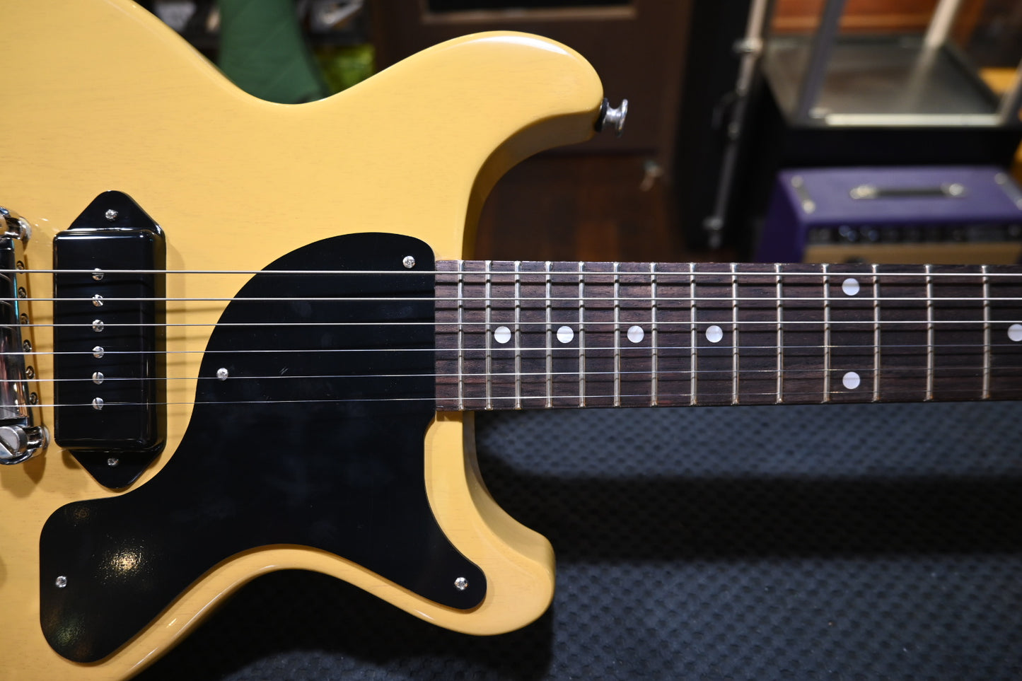 Gibson Les Paul Junior Double Cutaway - TV Yellow Guitar #0120 - Danville Music