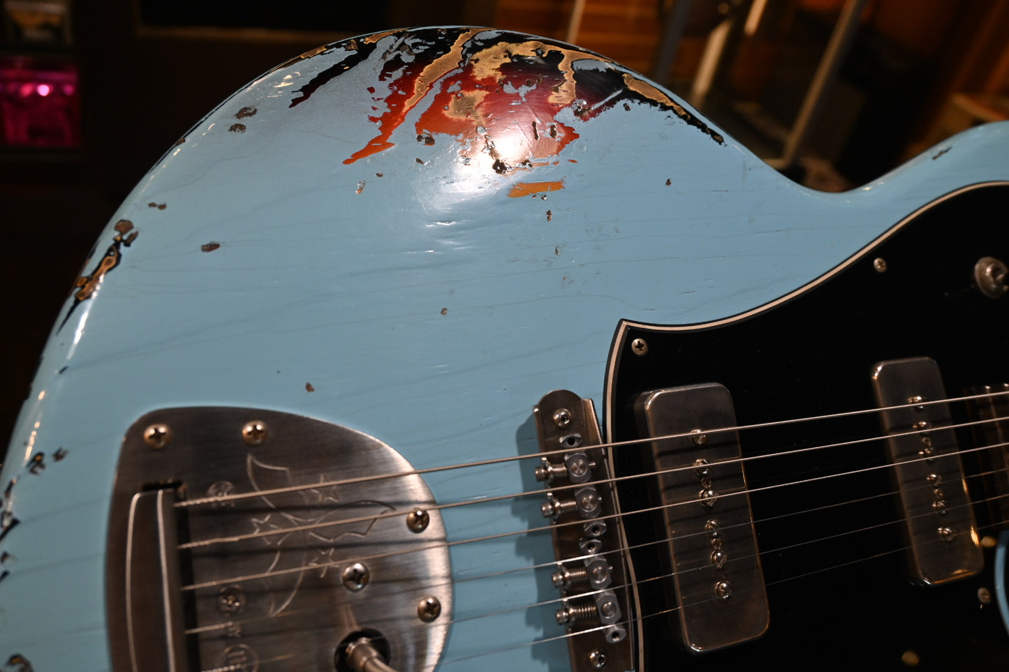 Novo Serus J Limited - Daphne Blue over '64 3-Tone Burst Guitar #6604