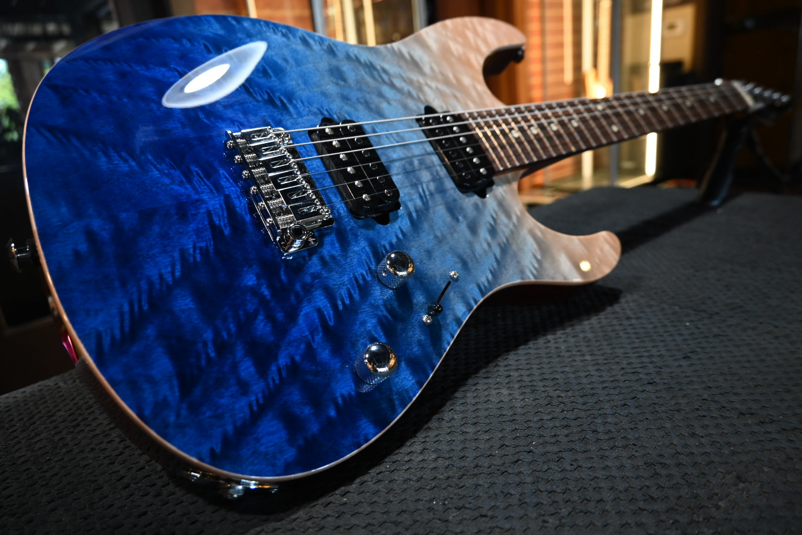 Suhr Modern Set Neck LE - Blue Fade Guitar #4888 USED - Danville Music