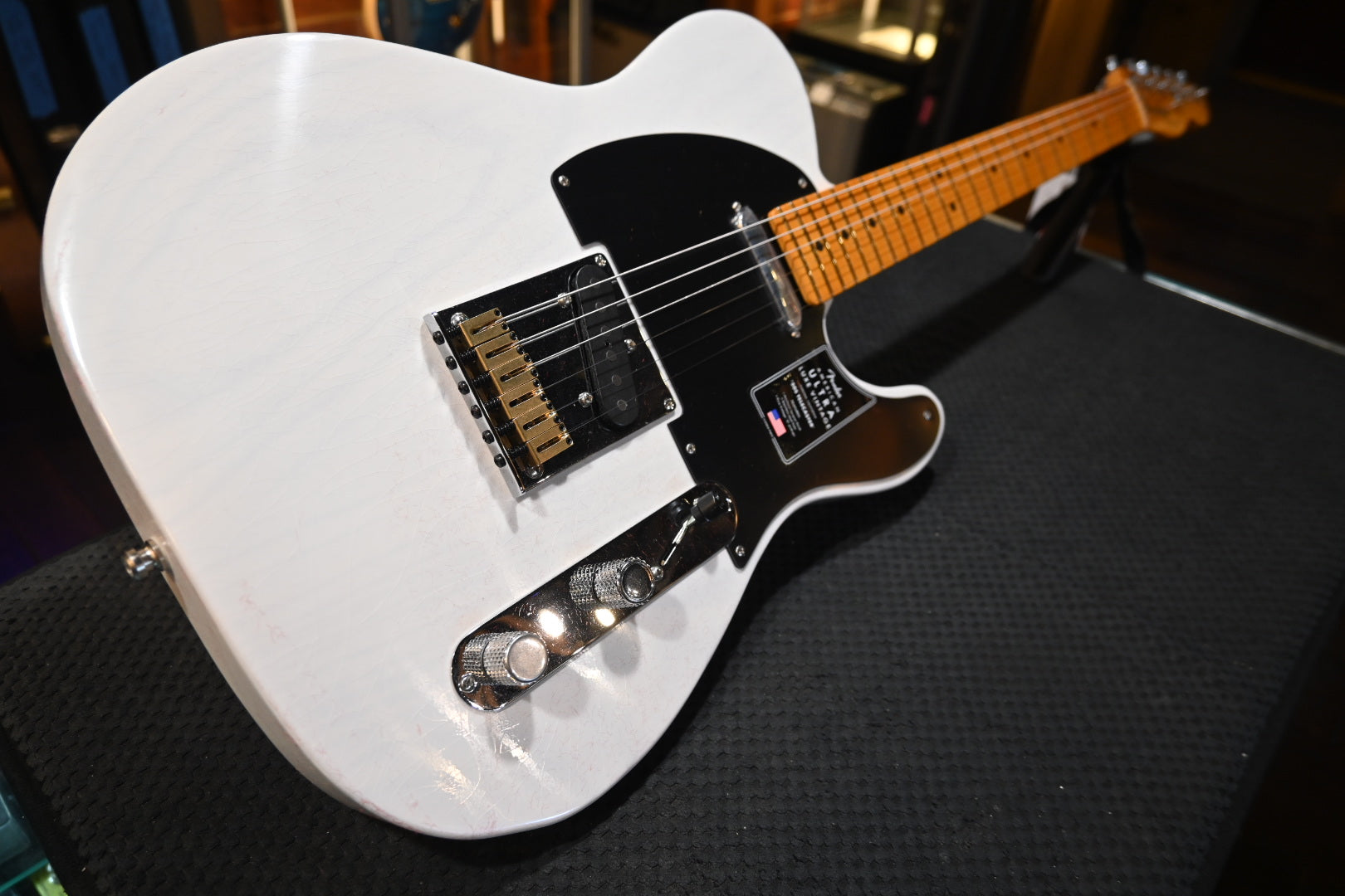 Fender American Ultra Luxe Vintage ‘50s Telecaster - White Blonde Guitar #2810 - Danville Music