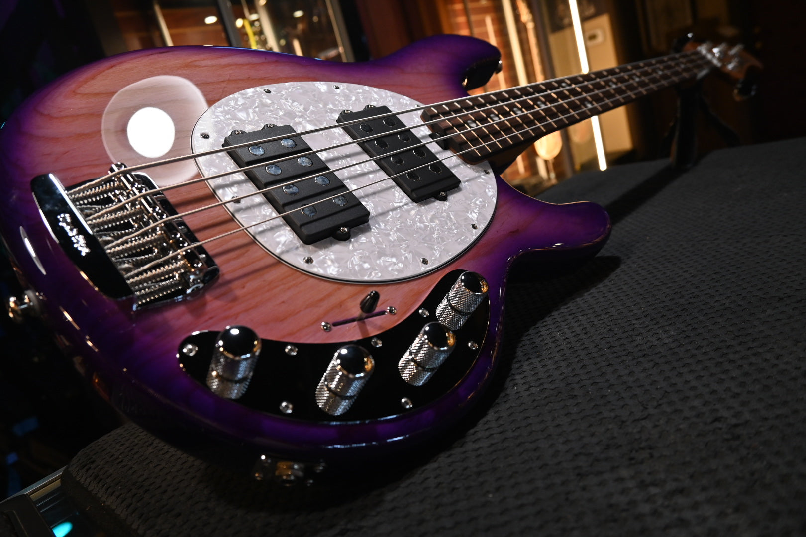 Music Man Stingray Special HH - Purple Sunset Bass #4621 - Danville Music