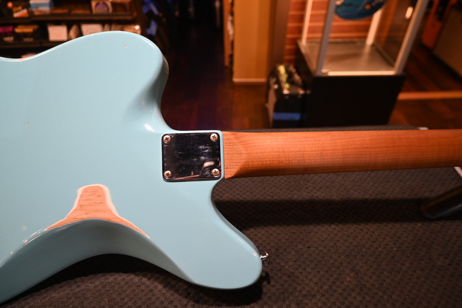 Suhr Custom Classic JM Antique - Daphne Blue Guitar #5075 USED - Danville Music