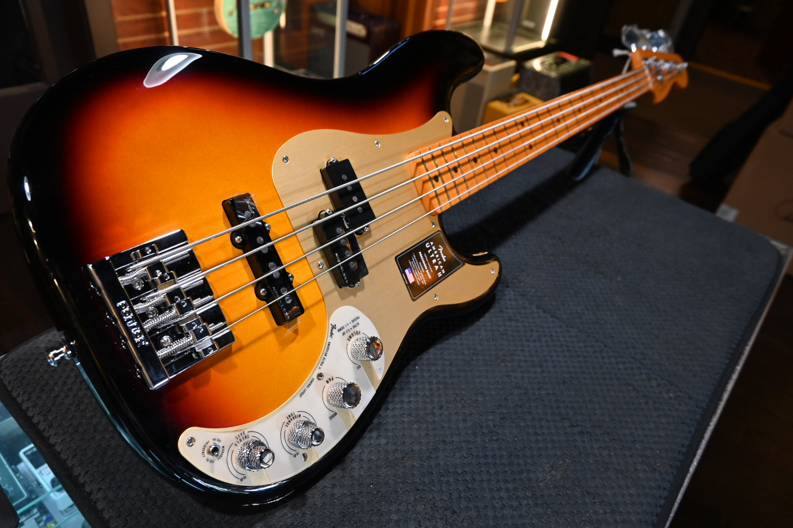Fender American Ultra II Precision Bass - Ultraburst Bass #1349 - Danville Music