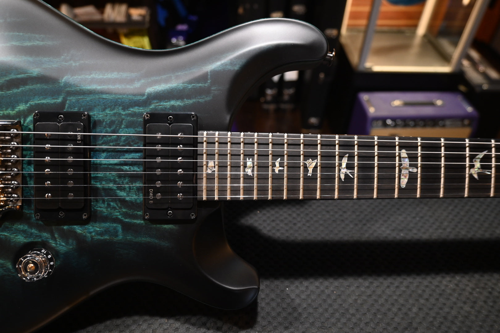 PRS 40th Anniversary Custom 24 Satin Limited Edition - Cobalt Smokeburst Guitar #8679 - Danville Music