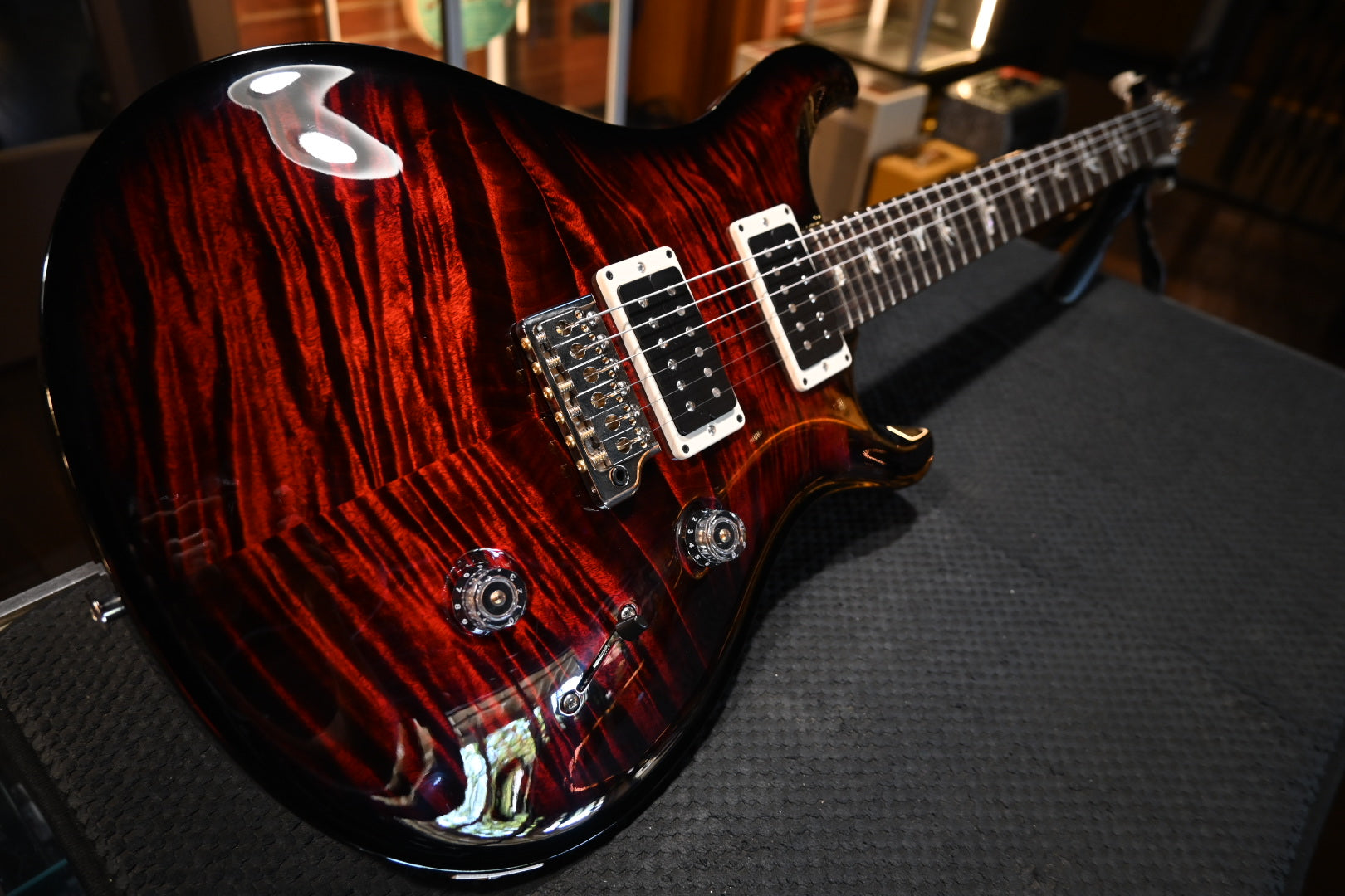 PRS Custom 24 2024 - Fire Red Guitar #7270 - Danville Music
