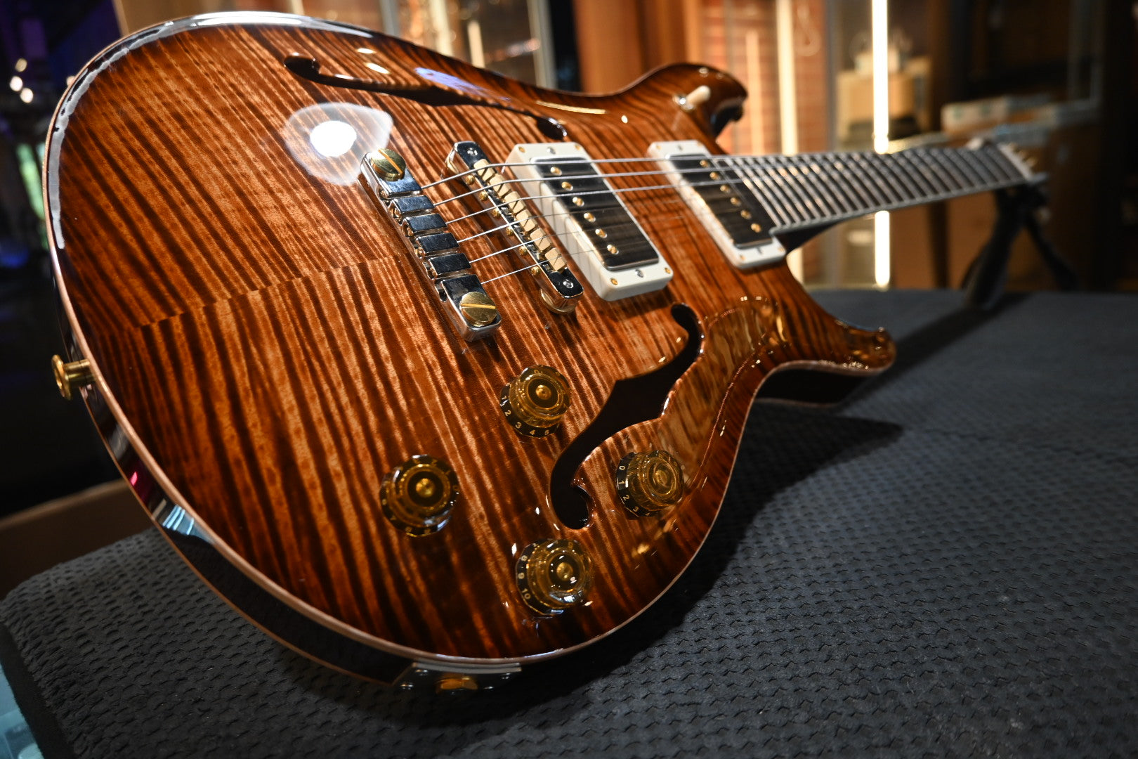 PRS Wood Library McCarty 594 Hollowbody II 10-Top 2024 - Copperhead Burst Guitar #4286 - Danville Music