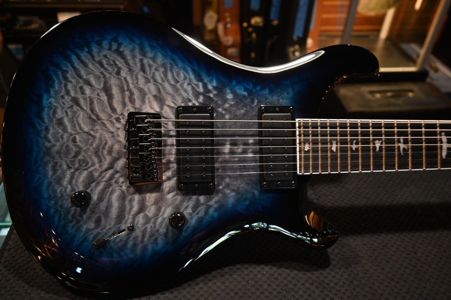 PRS SE Holcomb SVN - Holcomb Blue Burst Guitar #8119 - Danville Music