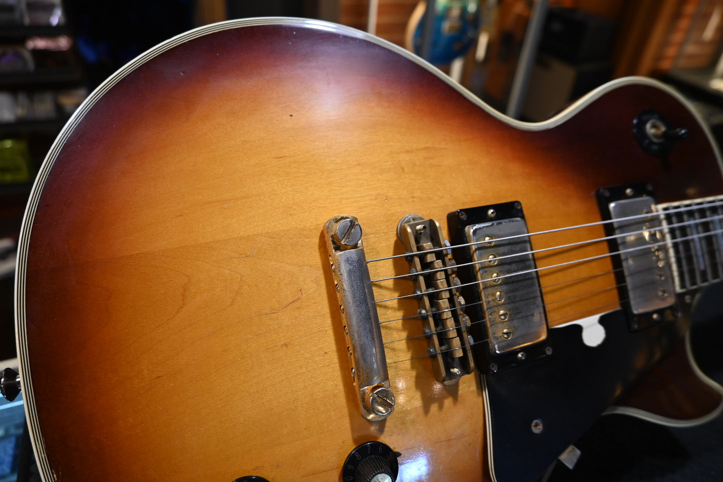 Gibson Les Paul Custom 1975 - Tobacco Burst Guitar #1001 - Danville Music