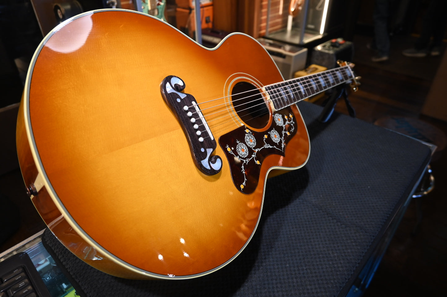 Gibson SJ-200 ‘60s Original - Heritage Cherry Sunburst Guitar #5029 - Danville Music