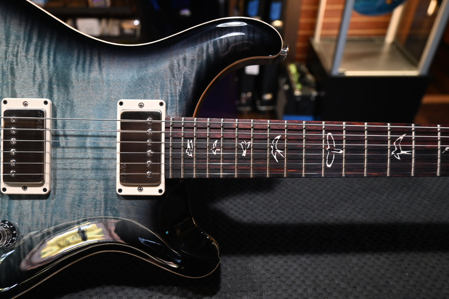 PRS CE 22 Limited Edition - Faded Blue Smokeburst Guitar #3413 - Danville Music