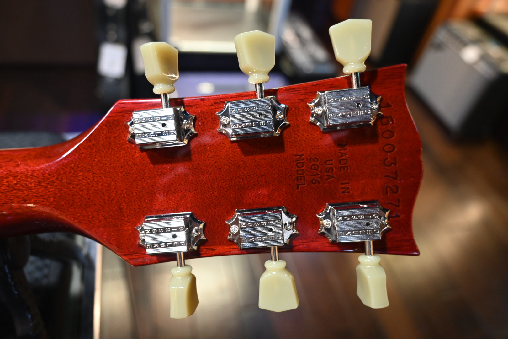 Gibson SG Standard ‘61 Stop-Bar 2016 - Vintage Cherry Guitar #7271 - Danville Music