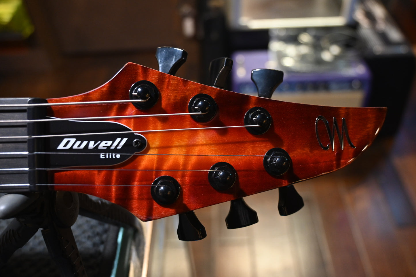 Mayones Duvell Elite 6 - Lava Burst Guitar #6109