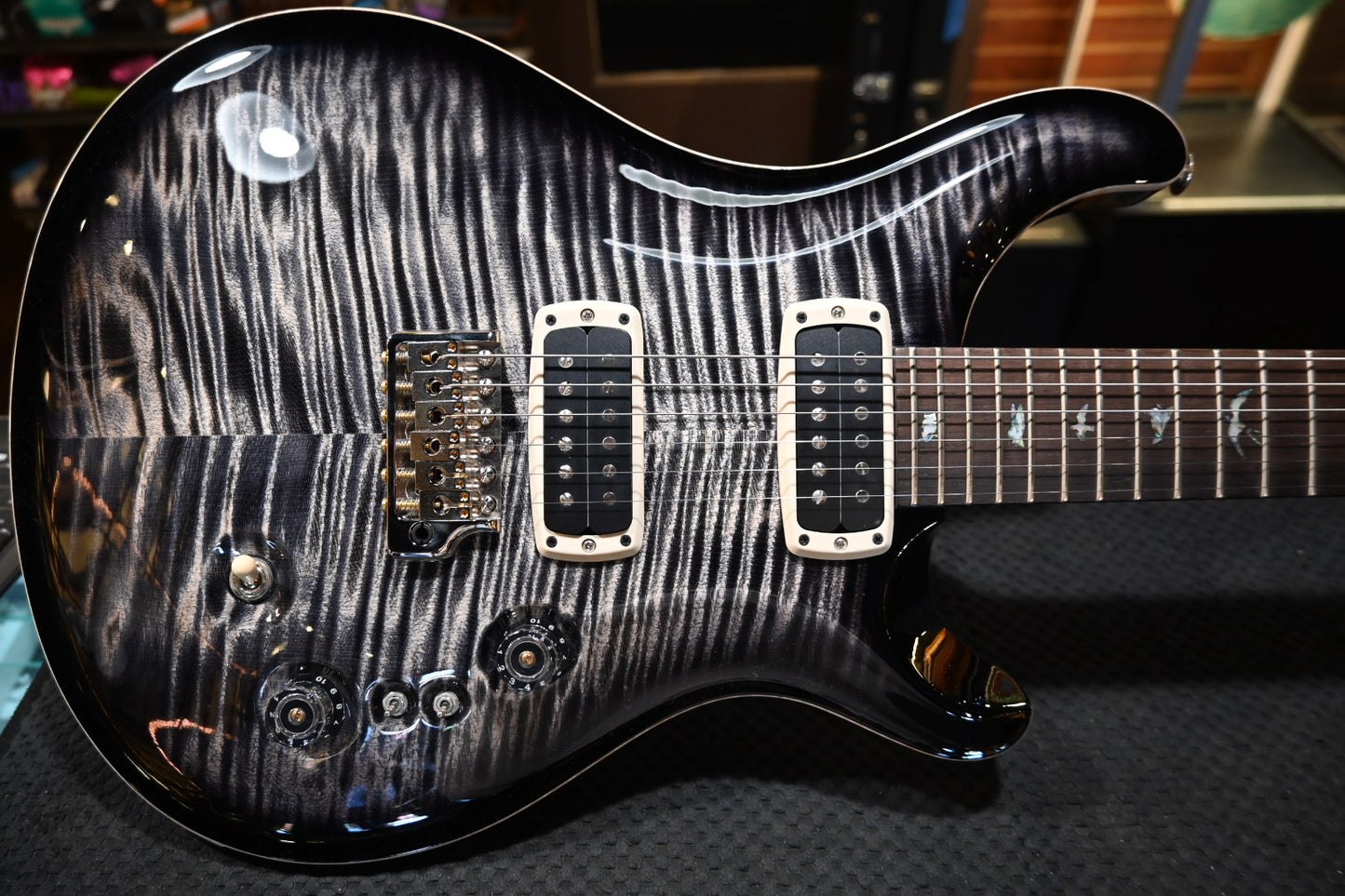 PRS Wood Library Custom 24-08 2024 - Charcoal Burst Guitar #0447 - Danville Music