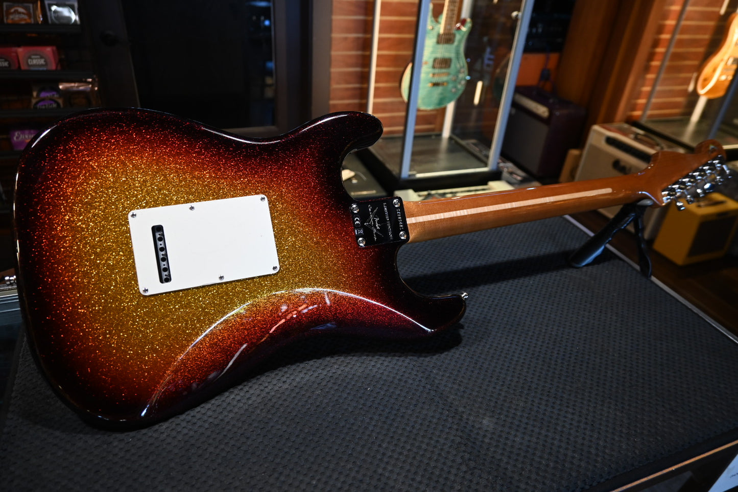 Fender Custom Shop Limited Edition Custom Deluxe Roasted Stratocaster - 3-Tone Burst Sparkle Guitar #9481 - Danville Music