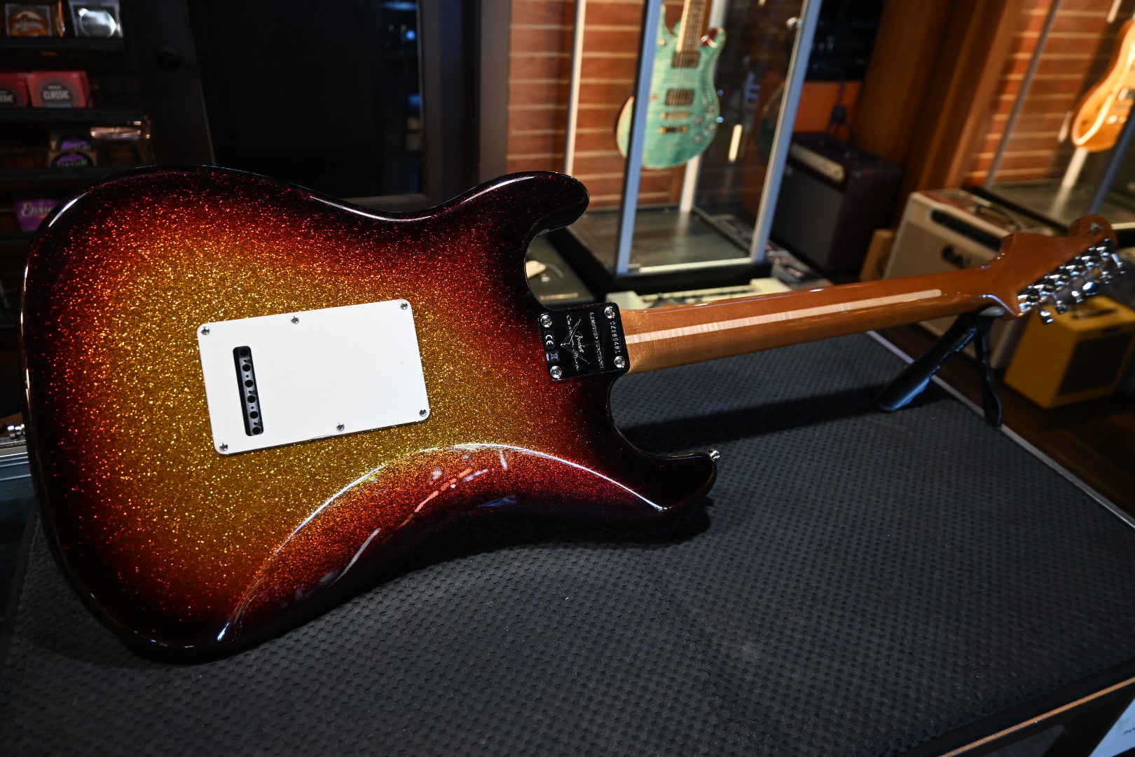 Fender Custom Shop Limited Edition Custom Deluxe Roasted Stratocaster - 3-Tone Burst Sparkle Guitar #9481 - Danville Music