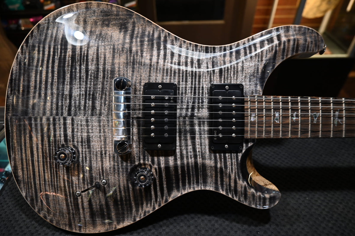 PRS Wood Library Custom 24 Stoptail Limited Edition 10-Top - Charcoal Guitar #0111