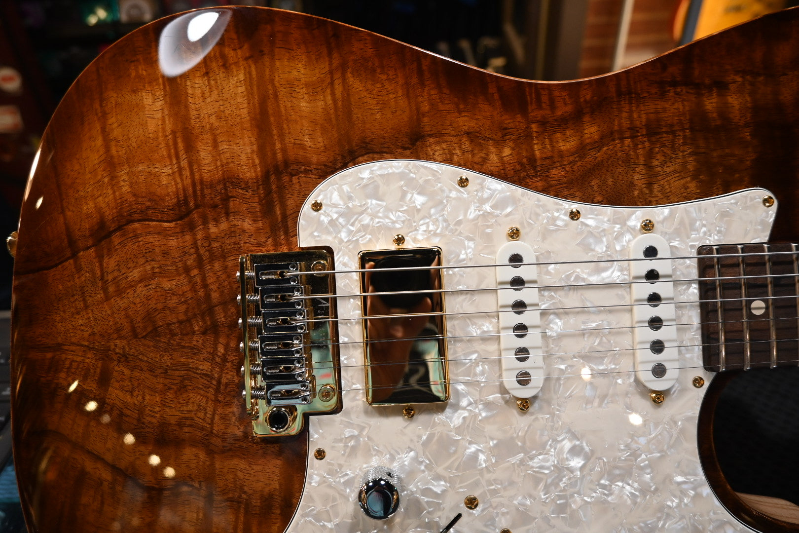 Tom Anderson Drop Top Classic Hollow - Tobacco Shaded Edge Guitar #923P - Danville Music