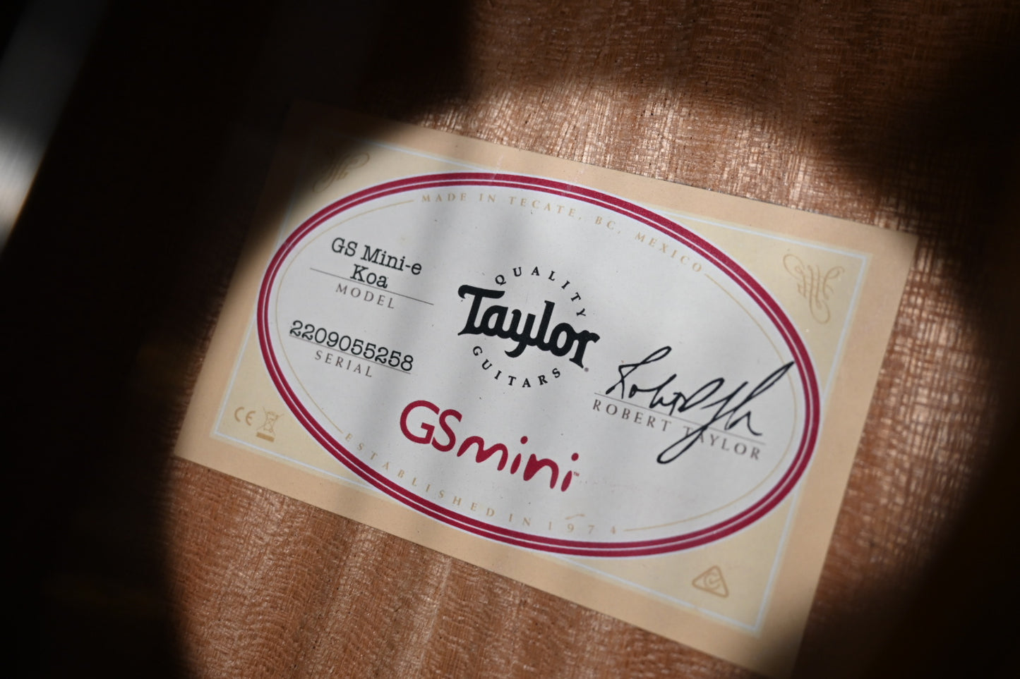 Taylor GS Mini-e Koa Guitar #5258