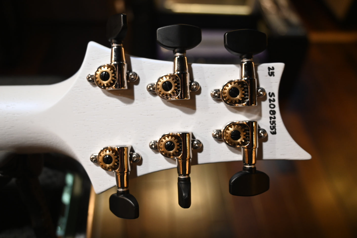 PRS S2 Standard 24 Satin - Pearl White Guitar #2553 - Danville Music