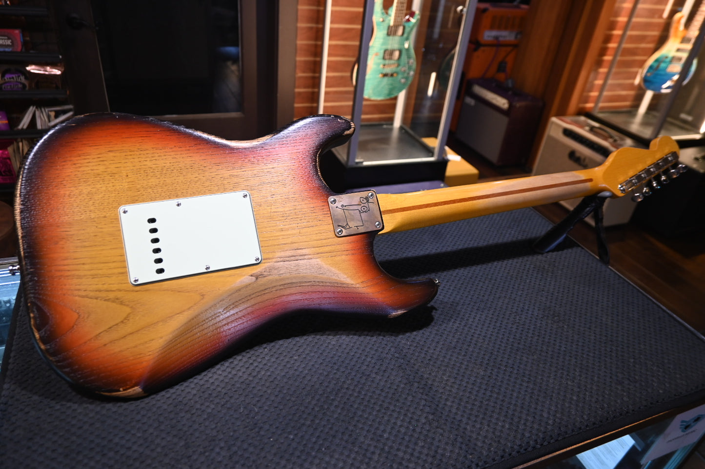 Paoletti Custom Shop Masterbuilt Stratospheric Owned By Joe Satriani - 3-Color Sunburst Guitar #3918 - Danville Music