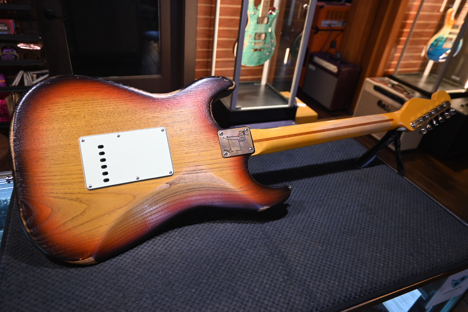 Paoletti Custom Shop Masterbuilt Stratospheric Owned By Joe Satriani - 3-Color Sunburst Guitar #3918 - Danville Music
