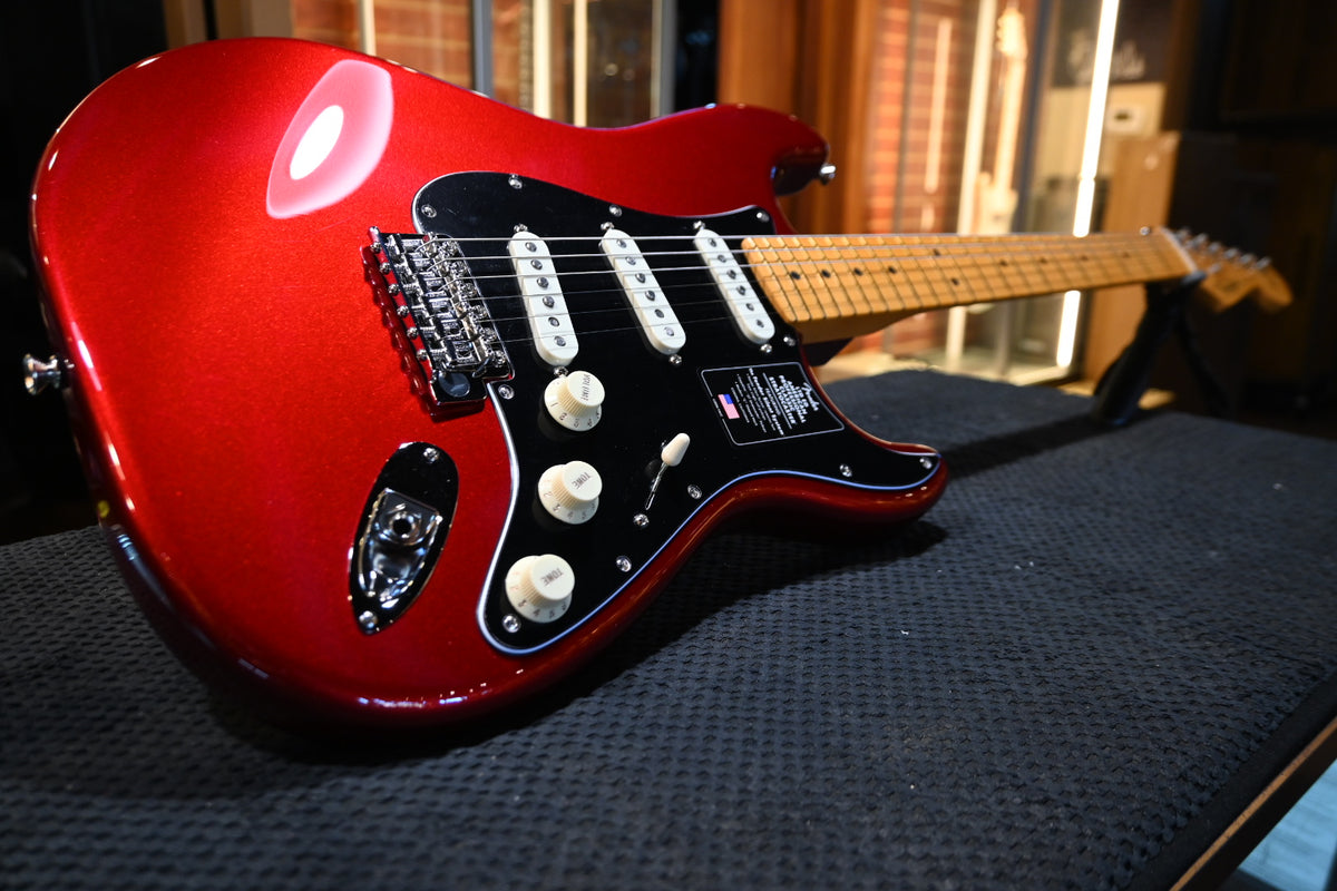 Fender Limited Edition American Professional Classic Stratocaster w/ Silent System - Candy Apple Red Guitar #4487