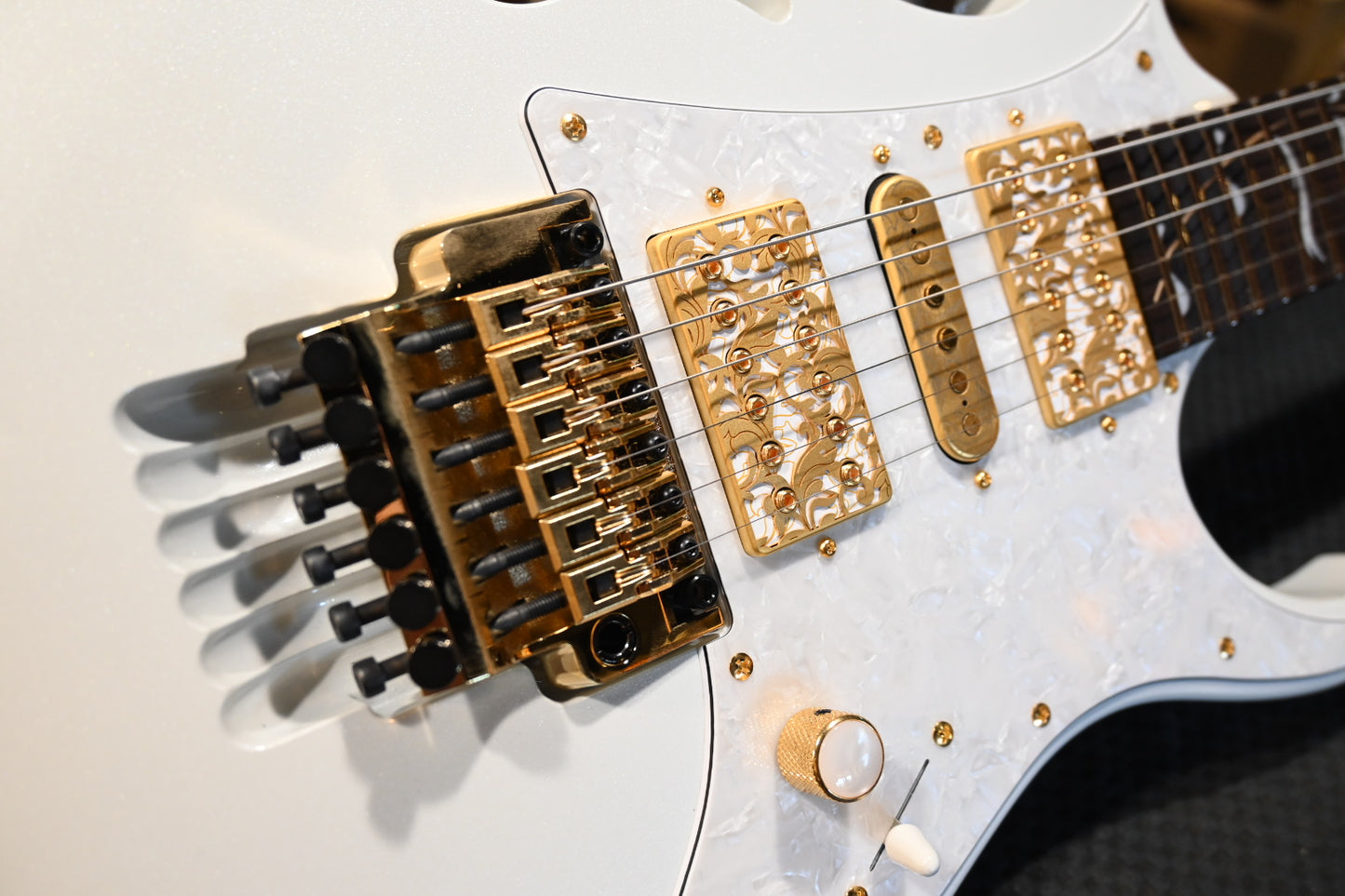 Ibanez PIA3761 Steve Vai Signature - White Guitar #2184 - Danville Music