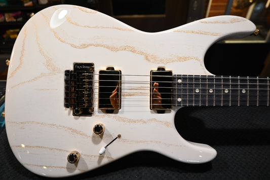 Tom Anderson Angel Player - White with Gold Doghair Guitar #926P