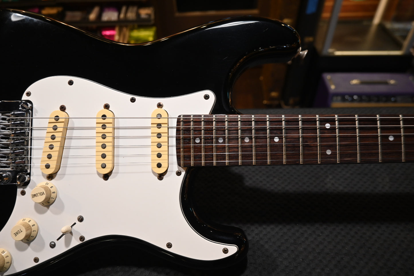Fender Contemporary Stratocaster MIJ 1986 - Black Guitar #2362 - Danville Music