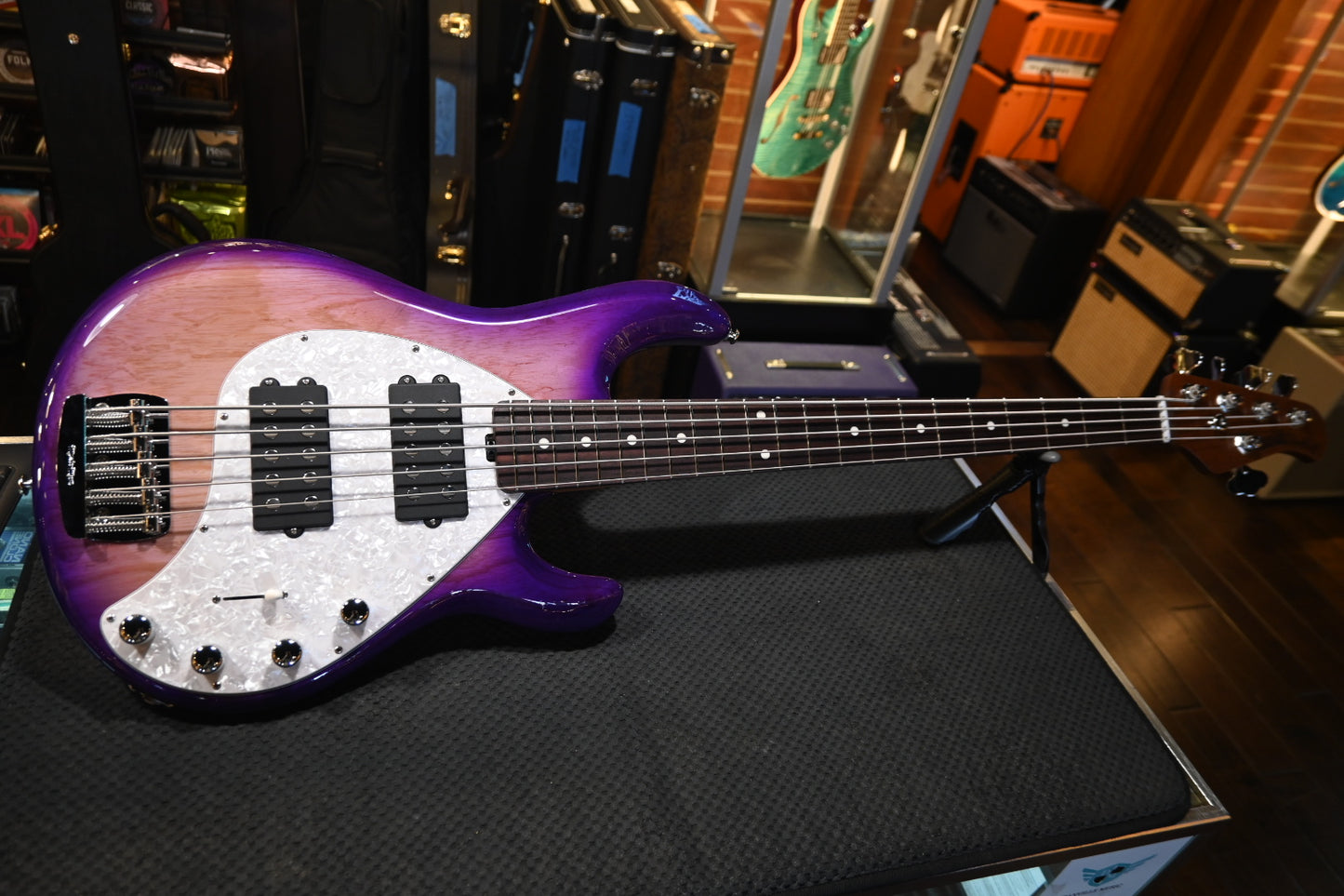 Music Man Stingray Special 5 HH - Purple Sunset Bass #9056