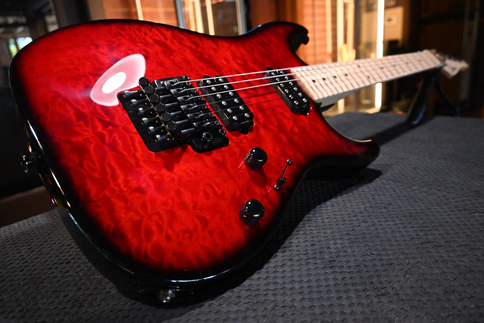 Suhr Standard Thin Burst Limited Edition - Trans Red Guitar #9373 - Danville Music