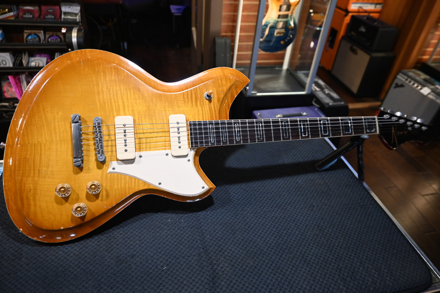 Novo Chambered Serus P2 Dealer Limited - Faded Tea Burst Guitar #5529