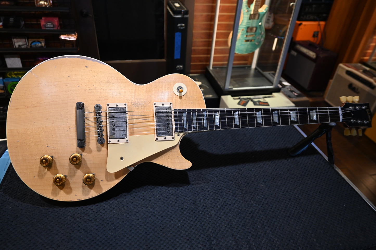 Gibson Custom Shop 1957 Les Paul Standard Reissue Murphy Lab Heavy Aged - Natural Guitar #6115 - Danville Music