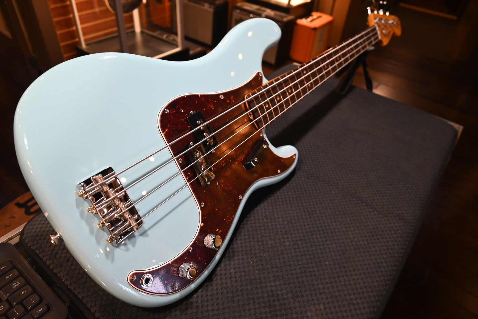 Fender American Vintage II 1960 Precision Bass - Daphne Blue Bass #3768 - Danville Music