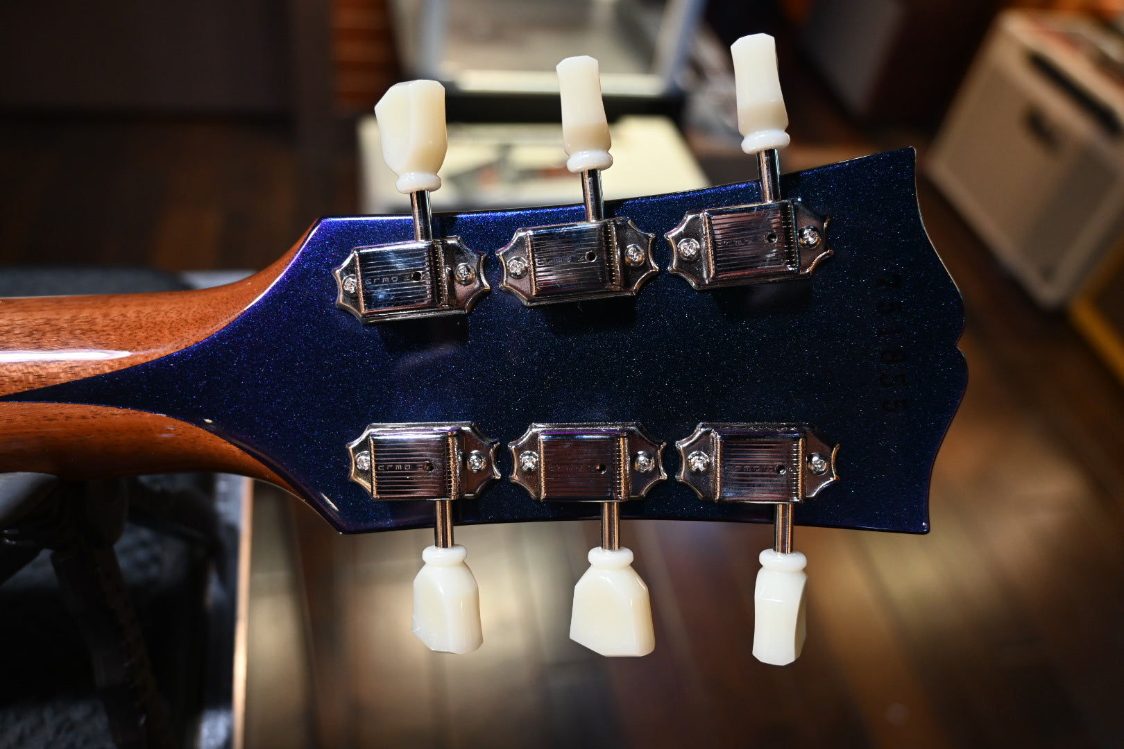 Gibson Custom Shop 1957 Les Paul Standard Reissue - Hemisphere Shift Top Guitar #1855 - Danville Music