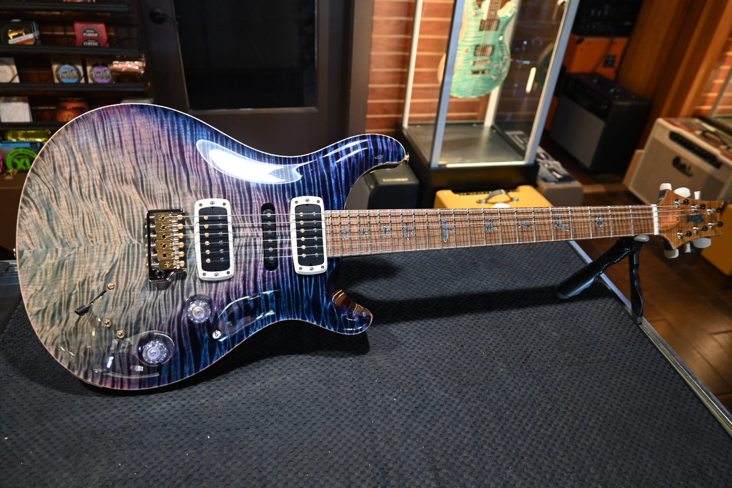 PRS Private Stock Modern Eagle V 2023 - Faded Aqua Violet Dragon’s Breath Guitar #11005