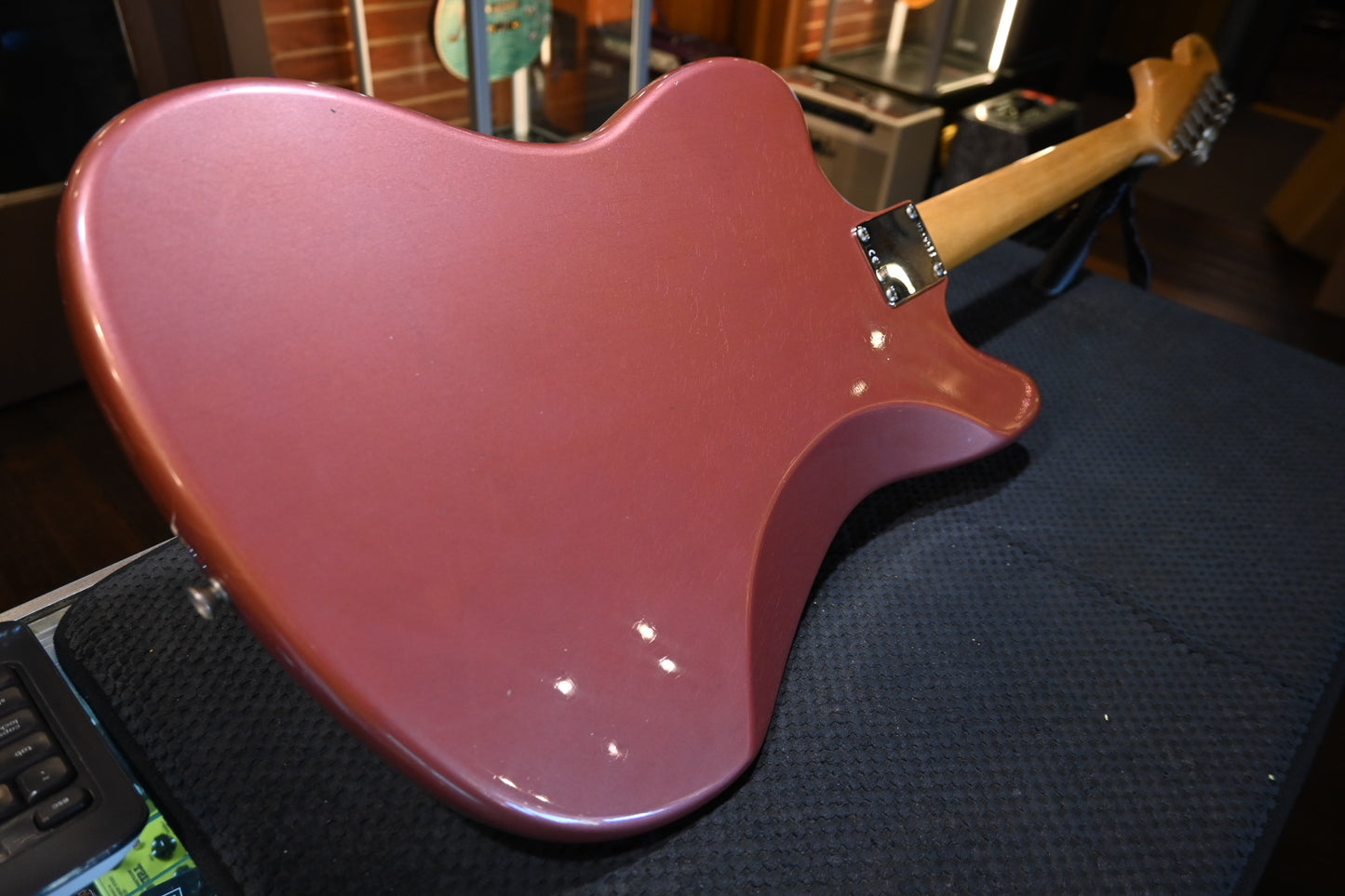 Fender Custom Shop 1963 Jaguar Journeyman - Aged Burgundy Mist Metallic Guitar #9033 - Danville Music